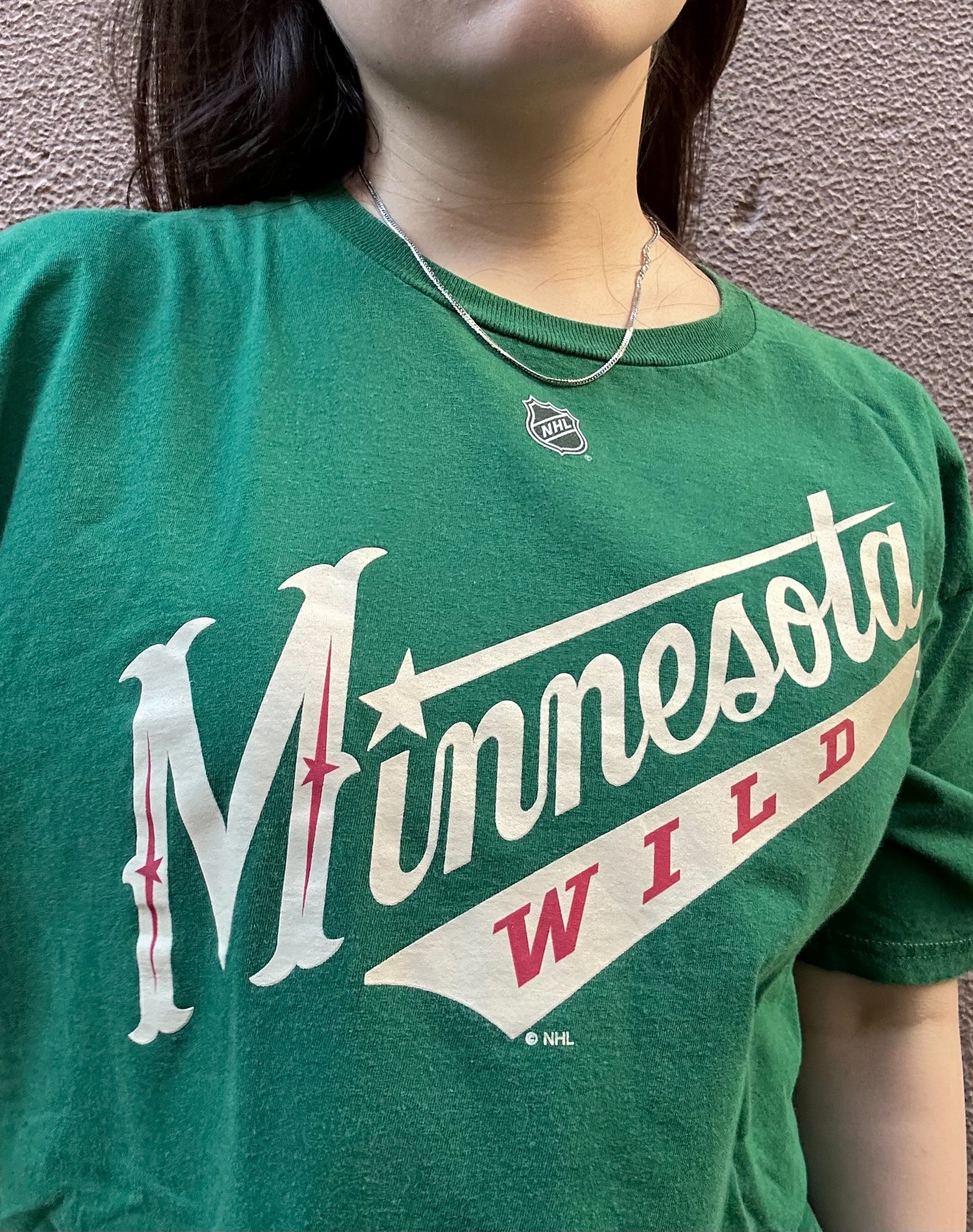 NHL Reebok Minnesota Wild プリント Tシャツ