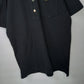 日本製　フレッドペリー　ポロシャツ　半袖　刺繍ロゴ　ヒットユニオン　黒　L