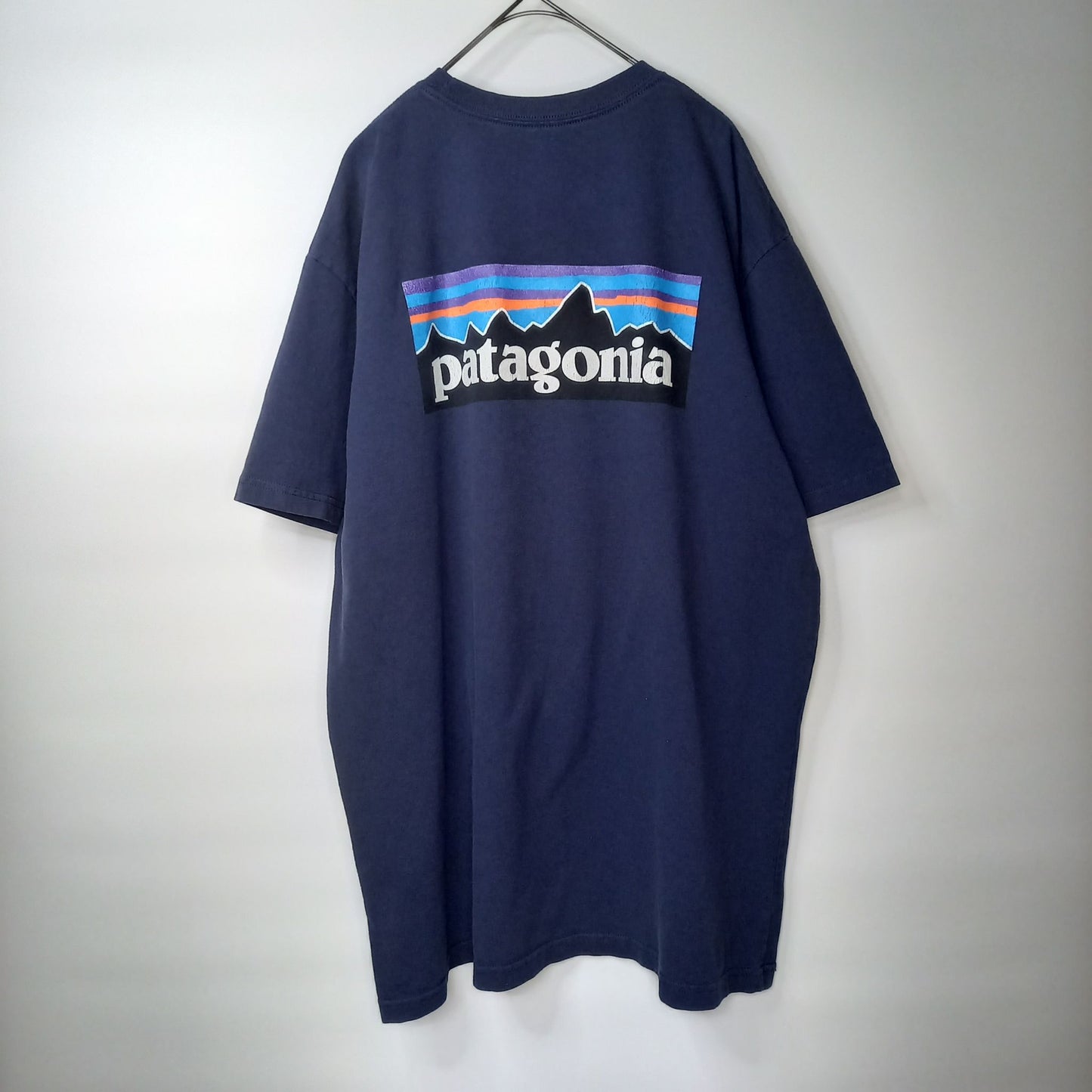 パタゴニア　レスポンシビリTシャツ　半袖　ネイビー　L