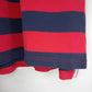 トミーヒルフィガー　ラガー　ポロシャツ　半袖　ボーダー　刺繍ロゴ　赤
