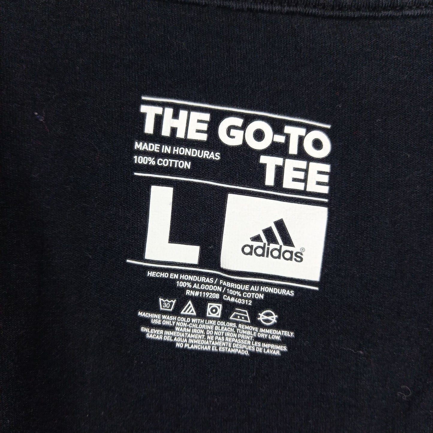 アディダス　THE GO-TO TEE　Tシャツ　半袖　NFL　黒　L
