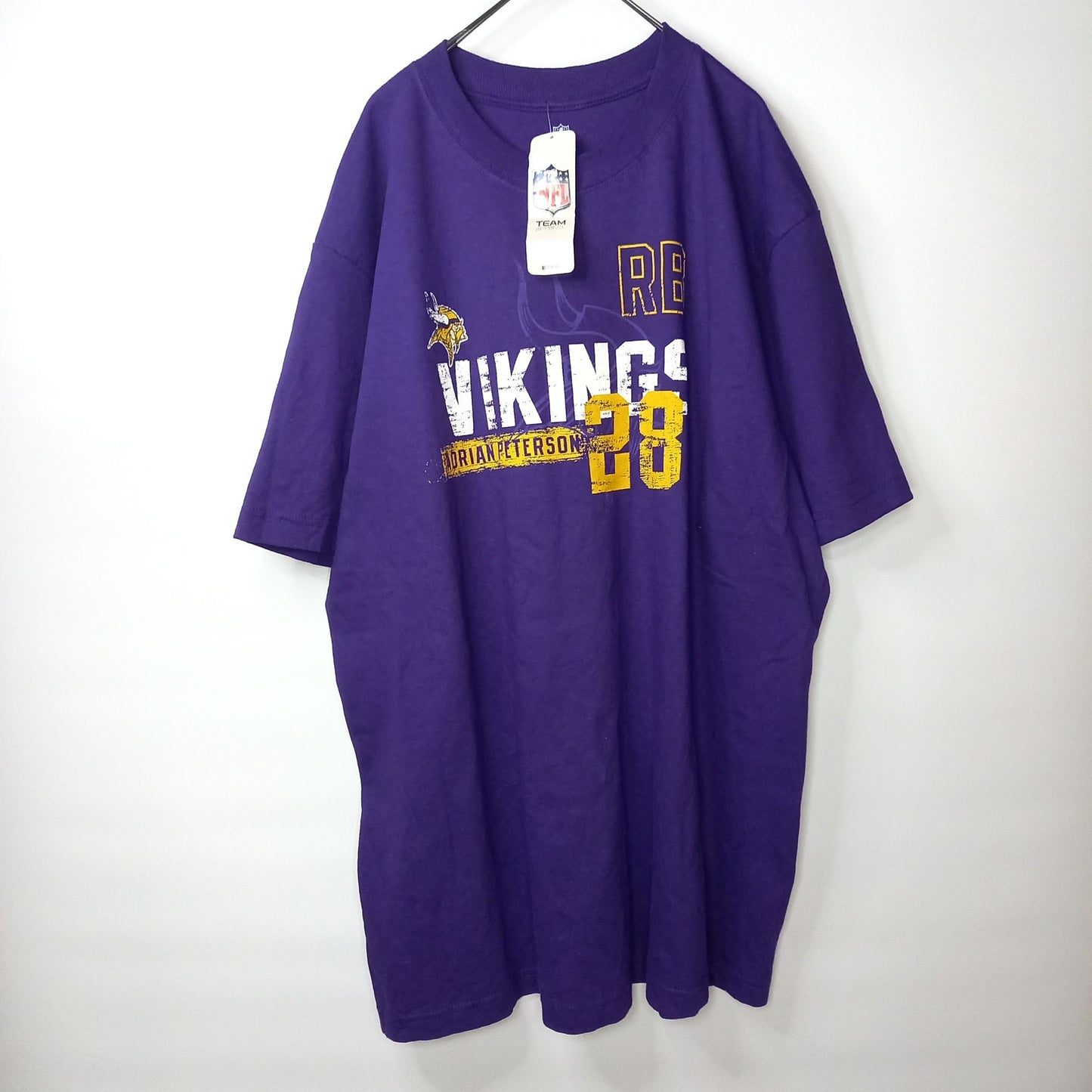NFL　フットボール　Tシャツ　半袖　チームアパレル　バイキングス　紫　XL
