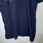 90s　アメリカ製　ラルフローレン　クルーネック　ロゴTシャツ　ビッグロゴ　紺