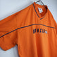 NFL　クルーネック　フットボールTシャツ　ブロンコス　刺繍ロゴ　オレンジ　L