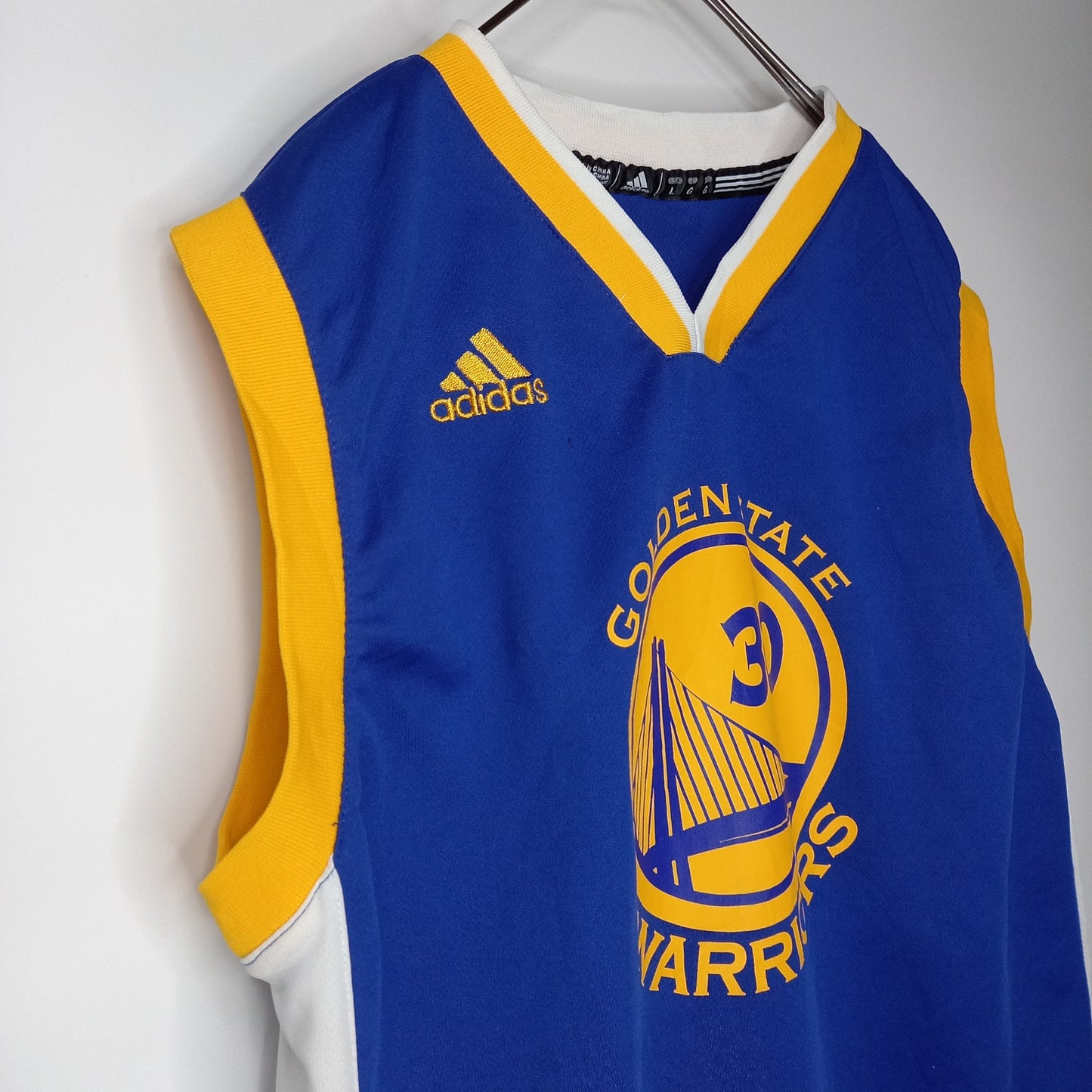 アディダス　NBA　シャツ　ノースリーブ　タンクトップ　ゲームシャツ　刺繍