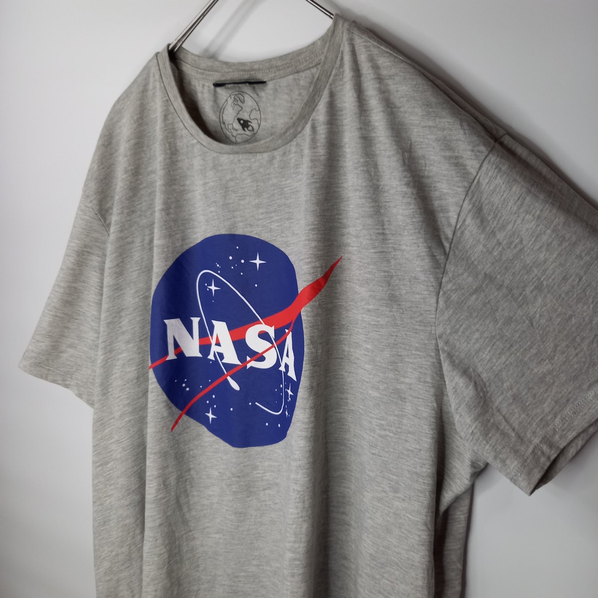 クルーネック NASA Tシャツ 半袖 オーバーサイズ グレー XXL ...