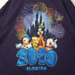ディズニー　クルーネック　プリントTシャツ　半袖　オーバーサイズ　フロリダ　XL