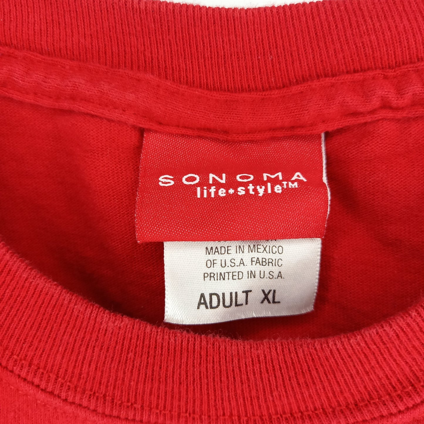 リメイク品　SONOMA　ショート丈　カットソー　プリントTシャツ　半袖　Y2K