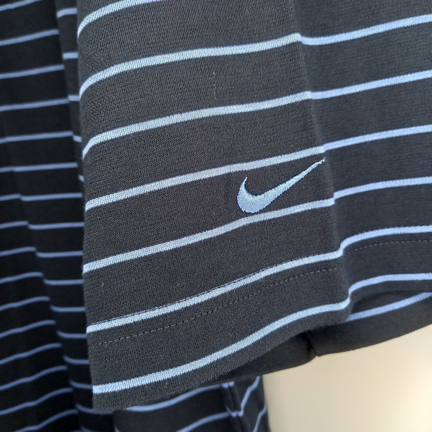 ナイキ　ポロシャツ　半袖　刺繍ロゴ　ボーダー　スポーツ　ゴルフ　新品　未使用