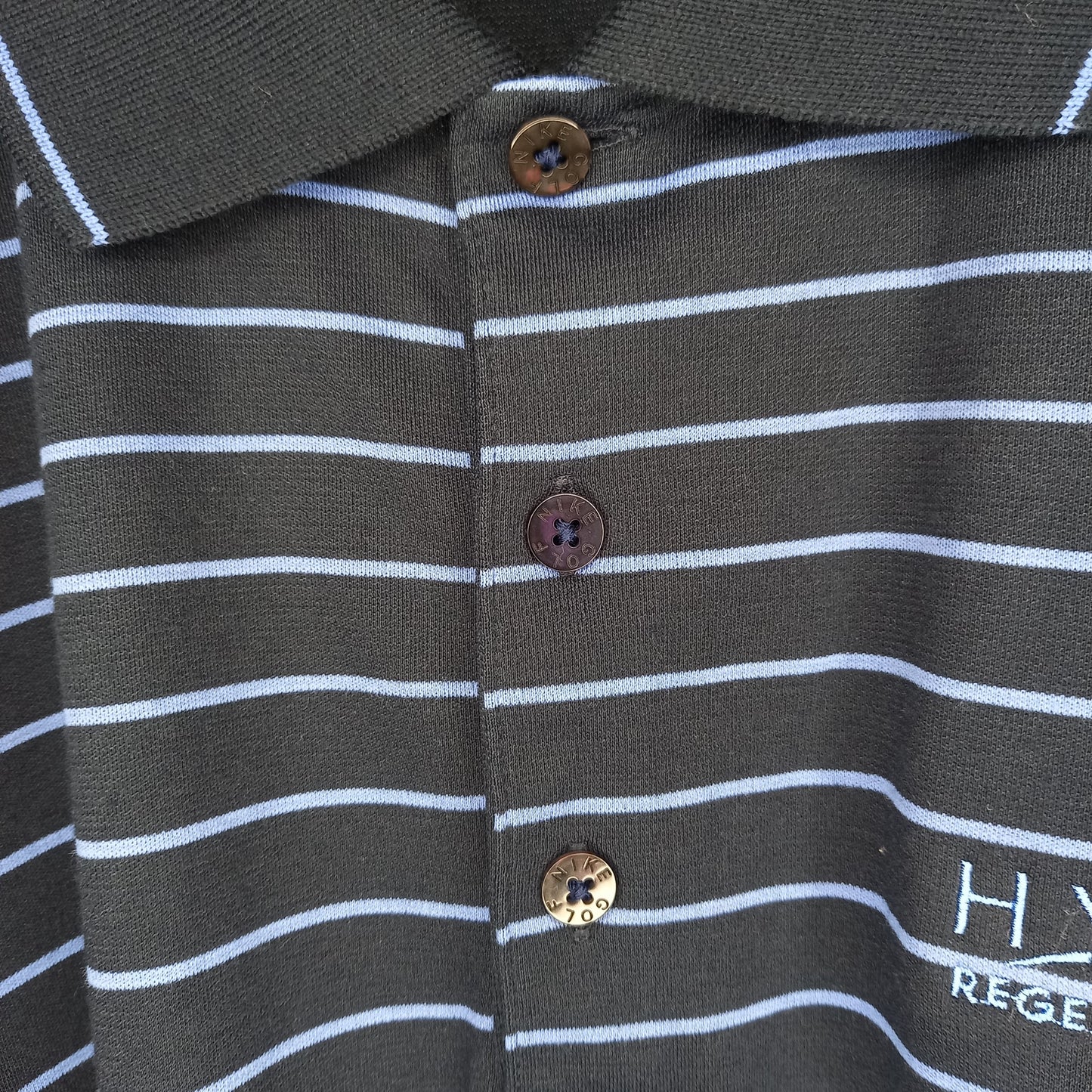 ナイキ　ポロシャツ　半袖　刺繍ロゴ　ボーダー　スポーツ　ゴルフ　新品　未使用