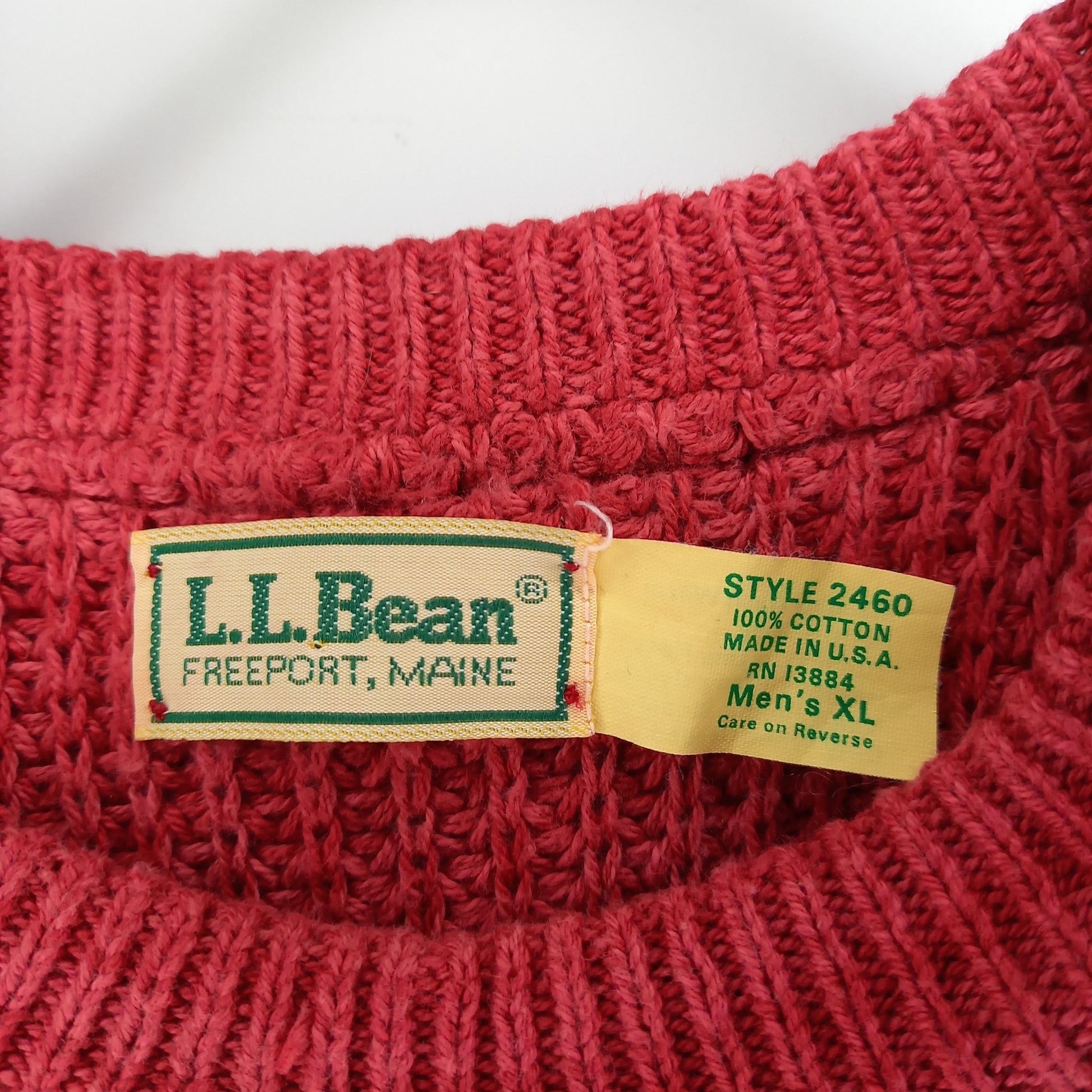 llbean L.L.bean ニット ジップアップ USA製 アメリカ製 - トップス