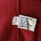 U.S. POLO ASSN.　Vネック　コットン　ニットベスト　セーター　刺繍ロゴ　アーガイル　オーバーサイズ　レッド　XXL