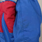 アメリカ製　ファーストダウン　ダウンジャケット　グース　ソルトレーク　トリコカラー　赤白青　M