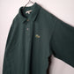 ラコステ 　ポロシャツ　長袖　L1312　刺繍ロゴ　シェルボタン　グリーン　3
