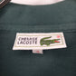 ラコステ 　ポロシャツ　長袖　L1312　刺繍ロゴ　シェルボタン　グリーン　3