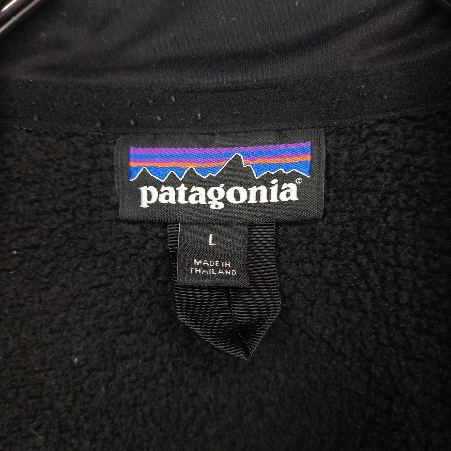 パタゴニア　ベターセーター　フリース　ジャケット　裏起毛　廃盤　刺繍　ブラック　L