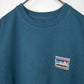 パタゴニア　アプレイザル　スウェット　トレーナー　裏起毛　刺繍ロゴ　エメラルド　青緑　XL