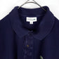 ラコステ　ポロシャツ　半袖　L1212　刺繍ロゴ　シェルボタン　ユーロ古着　ネイビー　3XL