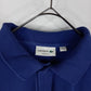 ラコステ　ポロシャツ　半袖　L1212　刺繍ロゴ　シェルボタン　ブルー　3XL