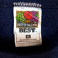 メキシコ製　フルーツオブザルーム　スウェット　刺繍　ビッグ　太アーム　ネイビー　紺色　XL