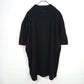 フレンチ　ラコステ　ポロシャツ　半袖　L1212　刺繍ロゴ　シェル　ブラック　黒　XL