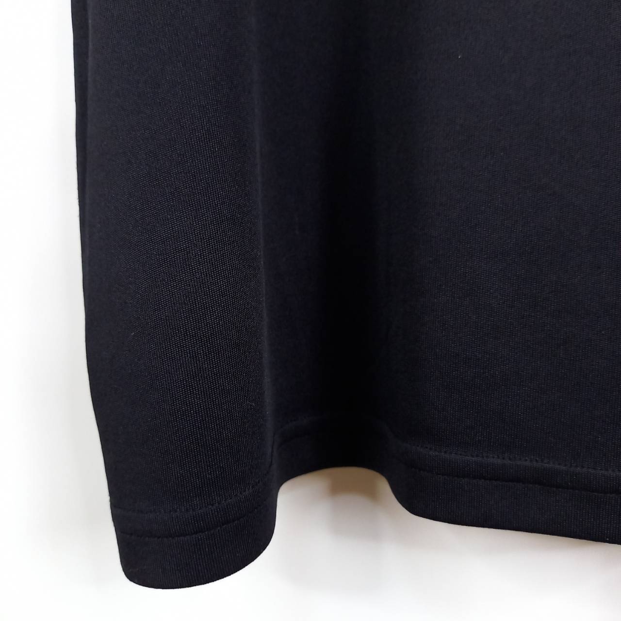 90s　ヴィンテージ　Tシャツ　半袖　リンガーT　刺繍　ブラック　XL