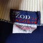 IZOD ラコステ　フルジップニット　ブルゾン　刺繍ロゴ　ネイビー　XL