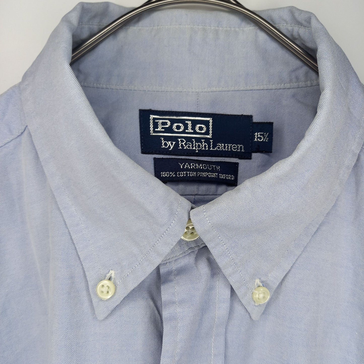 ポロバイラルフローレン　オックスフォード　BDシャツ　カラーポニー　刺繍ロゴ