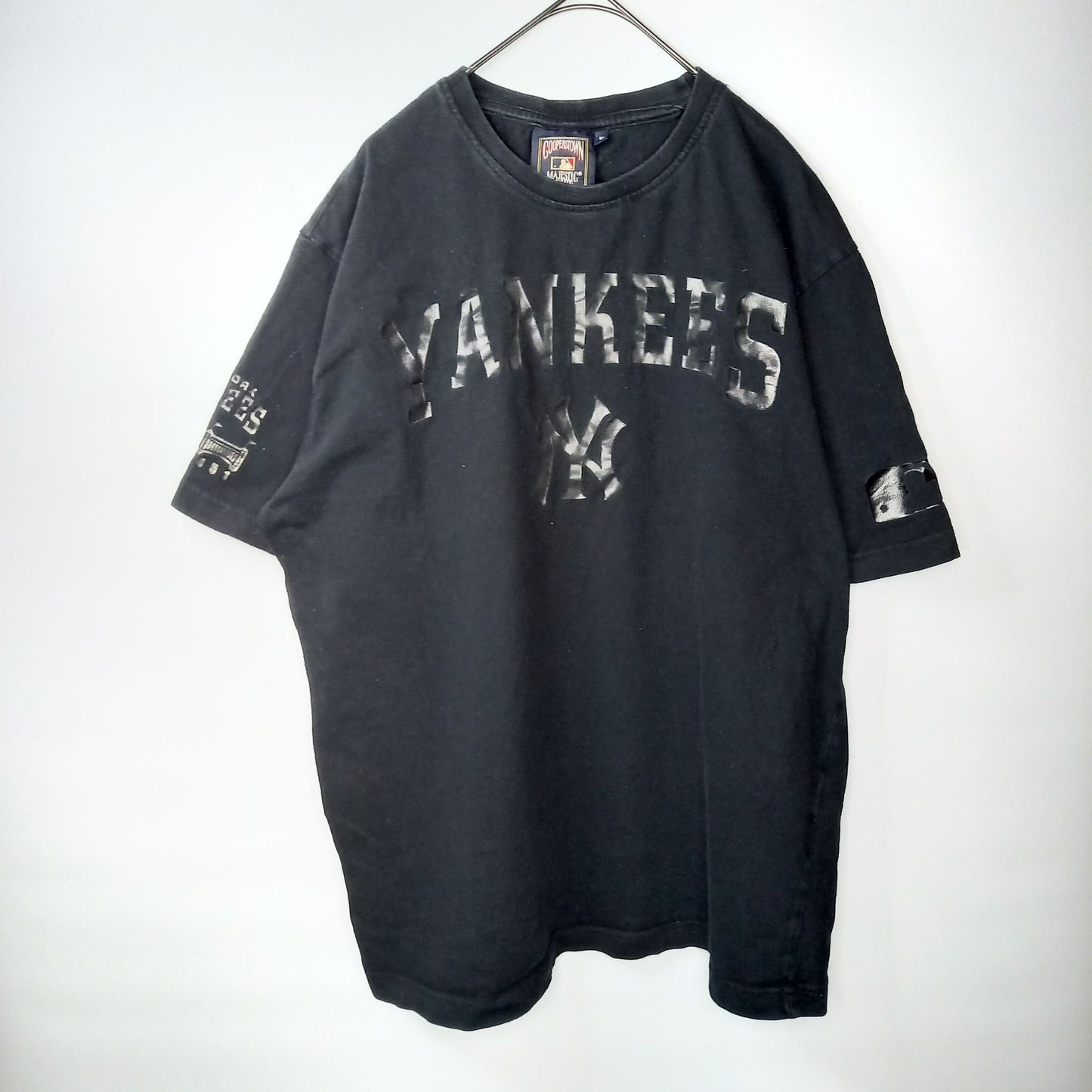 マジェスティック　Tシャツ　ヤンキース　MLB　ポルトガル製　L