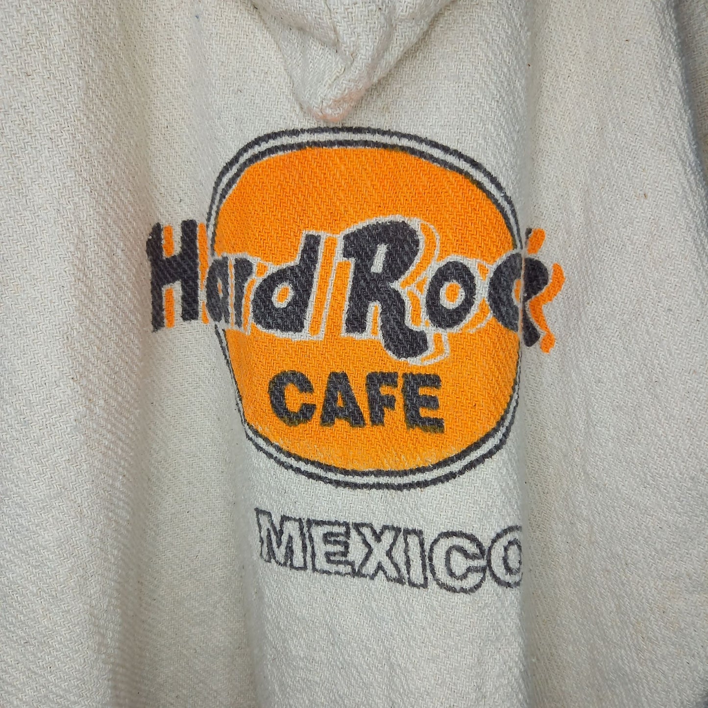 ハードロックカフェ　メキシカンパーカー　プルオーバー　メキシコ製　ビッグロゴ