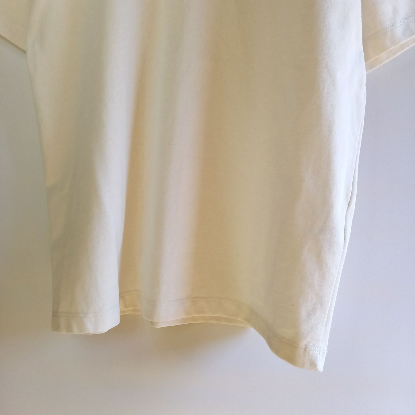 ナンガ　クルーネック　Tシャツ　半袖　ホワイト　S