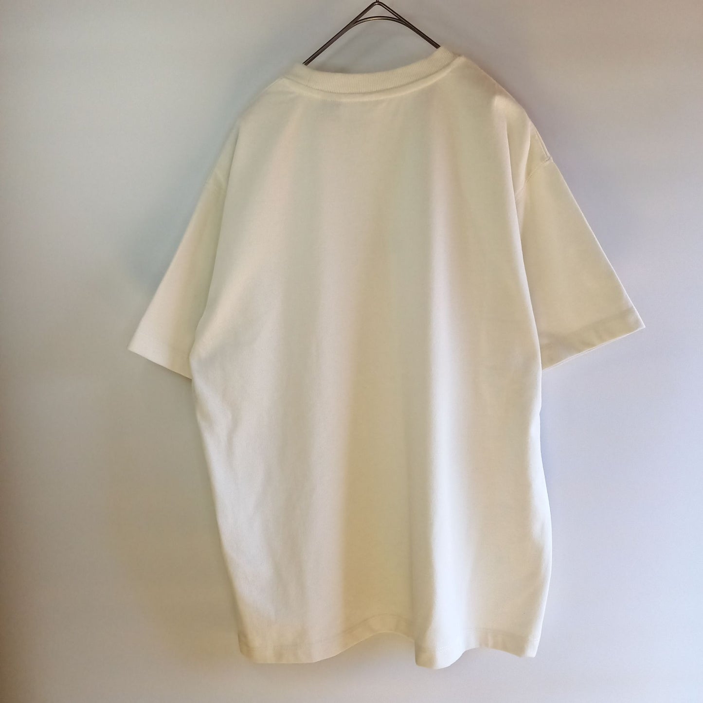 ナンガ　クルーネック　Tシャツ　半袖　ホワイト　S