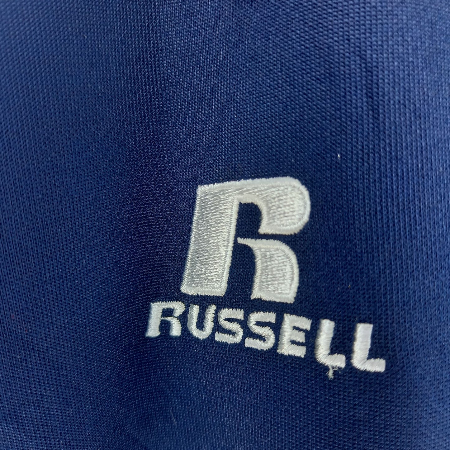 ラッセルアスレチック　ハーフジップ　トラックジャケット　ジャージ　刺繍ロゴ　XL