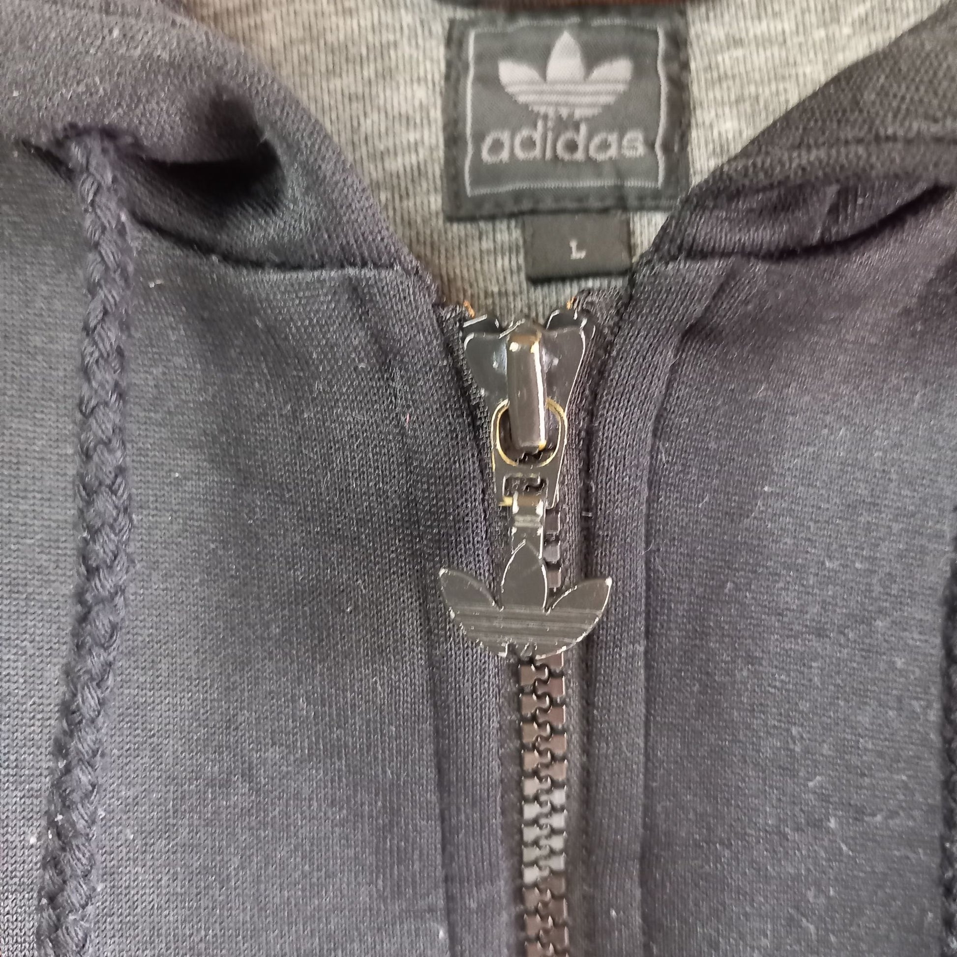 (vintage)00s adidas zip-up Parker