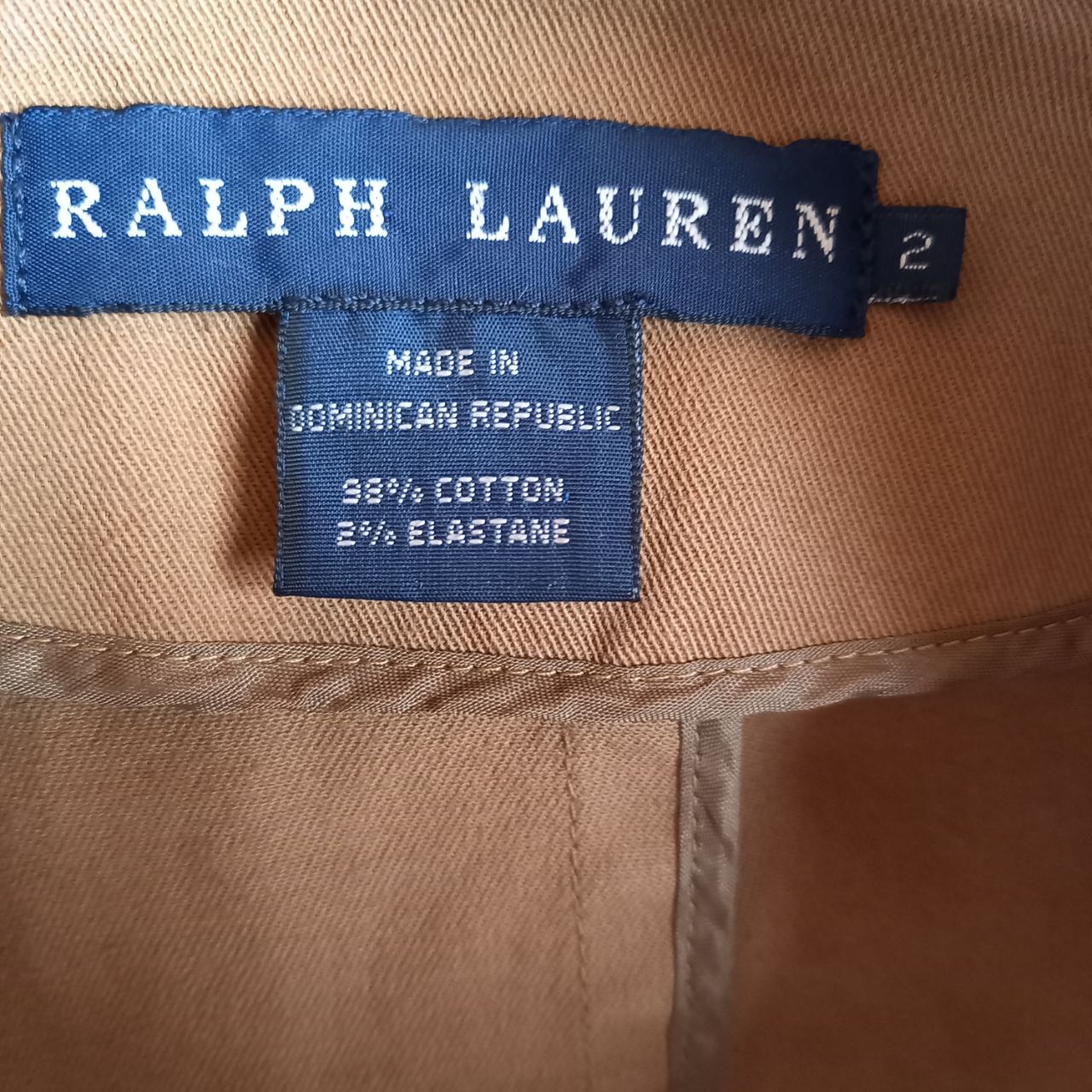 ラルフローレン Ralph Lauren テーラードジャケット ベージュ